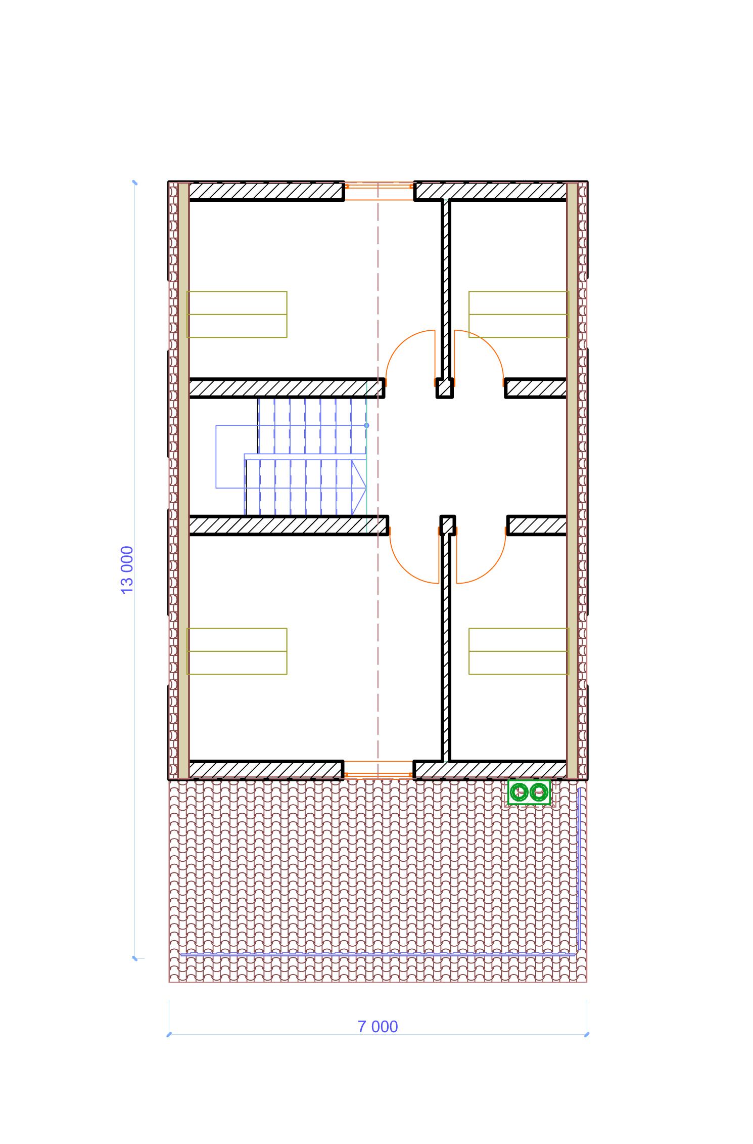 Планировка проекта дома №h-006 H-006_p2.webp