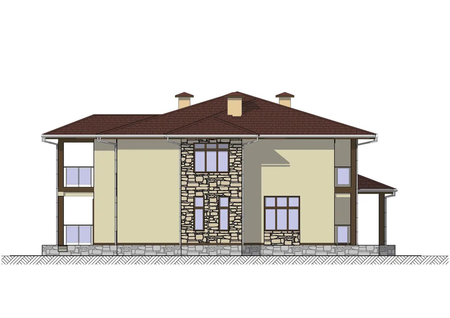 Фасады проекта дома №h-1301 H-1301_f3.webp