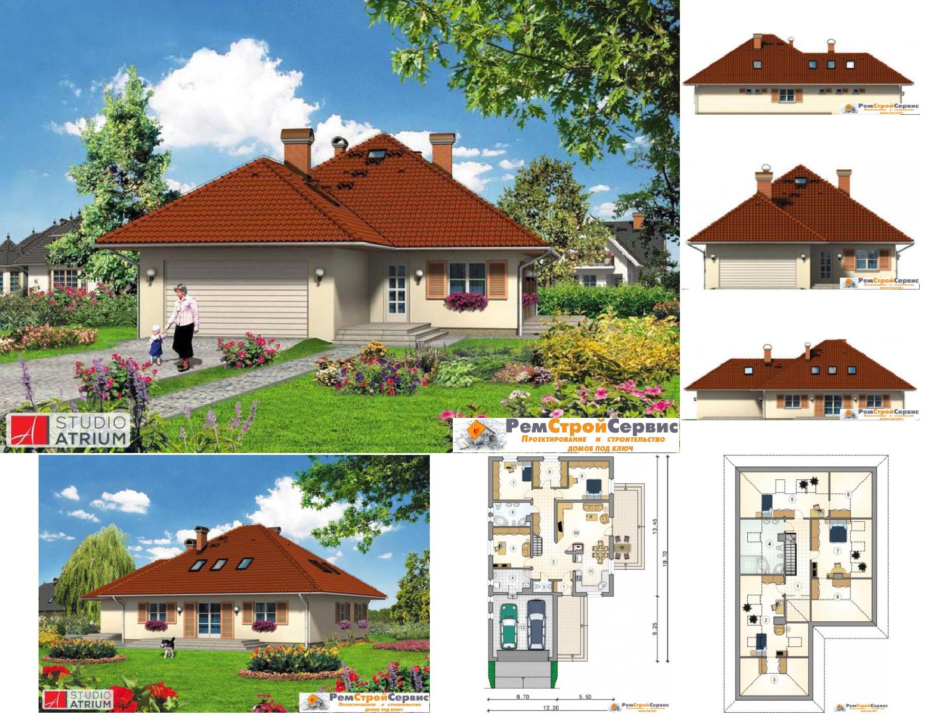 Дом двухэтажный 213 кв.м., проект r-31-31