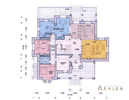 2. Проект двухэтажного дома в европейском стиле с плоской кровлей , 31-16, площадью - 550 кв