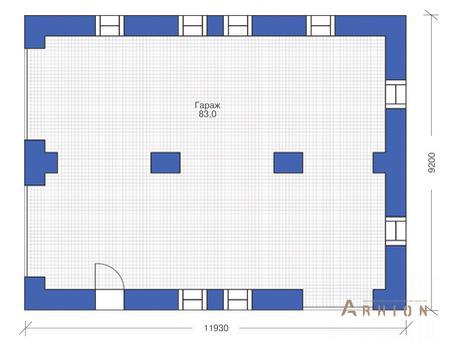 2. Проект в современном стиле с плоской кровлей , 37-48, площадью - 83 кв