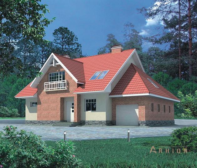 1. Проект одноэтажного дома в европейском стиле с плоской кровлей , 50-85, площадью - 272 кв c мансардой, терассой, гаражом