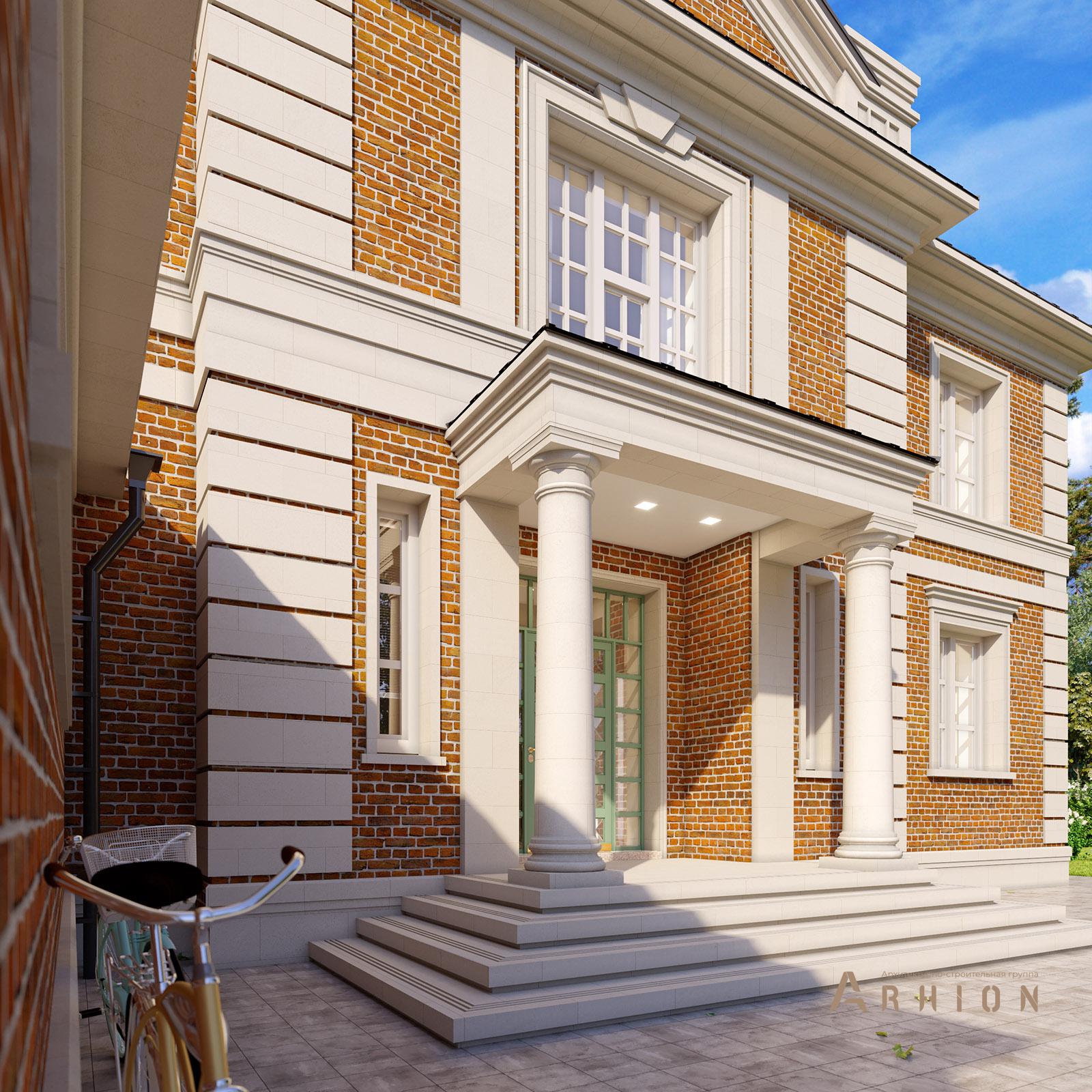 5. Проект двухэтажного дома в классическом стиле с многоскатной кровлей, av-659, площадью - 452 кв c цокольным этажом, терассой, гаражом, эркером