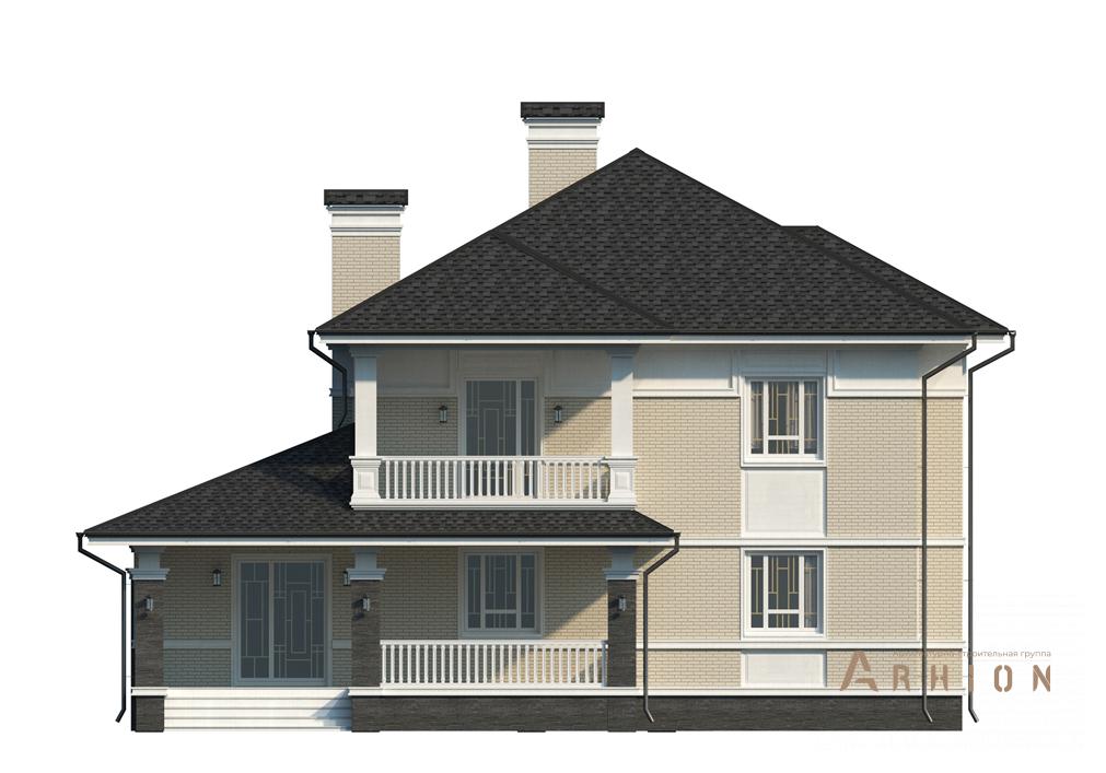 7. Проект двухэтажного дома в современном стиле с четырехскатной, cp-13-01, площадью - 199 кв c гаражом