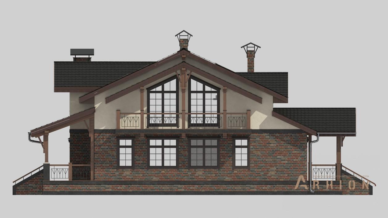 6. Проект одноэтажного дома в скандинавском стиле с многоскатной кровлей, cp-15-24, площадью - 404 кв c цокольным этажом, мансардой