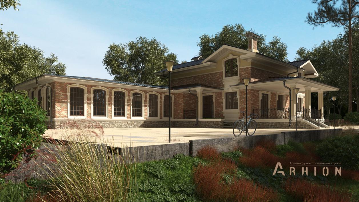 3. Проект двухэтажного дома в современном стиле с плоской кровлей , cp-17-68, площадью - 498 кв c цокольным этажом, гаражом, бассейном