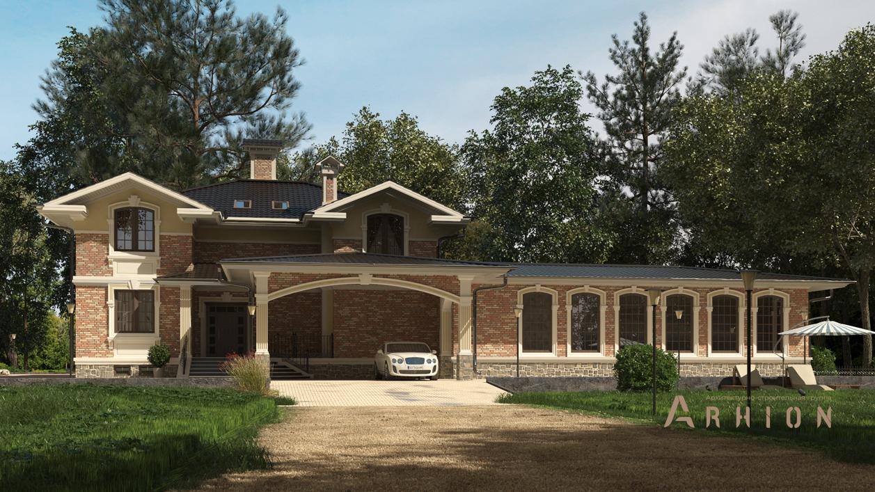 1. Проект двухэтажного дома в современном стиле с плоской кровлей , cp-17-68, площадью - 498 кв c цокольным этажом, гаражом, бассейном