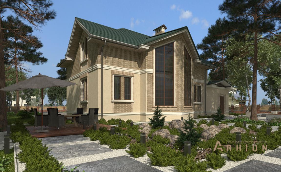 2. Проект одноэтажного дома в современном стиле с плоской кровлей , cp-21-45, площадью - 214 кв c цокольным этажом, мансардой, балконом, гаражом