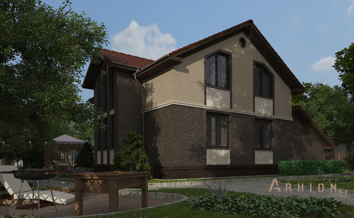 2. Проект одноэтажного дома в современном стиле с плоской кровлей , cp-22-71, площадью - 283 кв c цокольным этажом, мансардой, гаражом