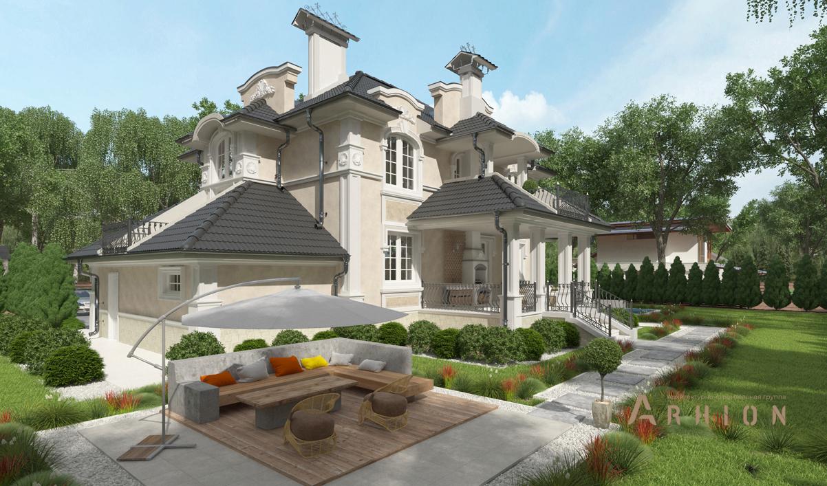 3. Проект двухэтажного дома в классическом стиле с четырехскатной, cp-29-13, площадью - 246 кв