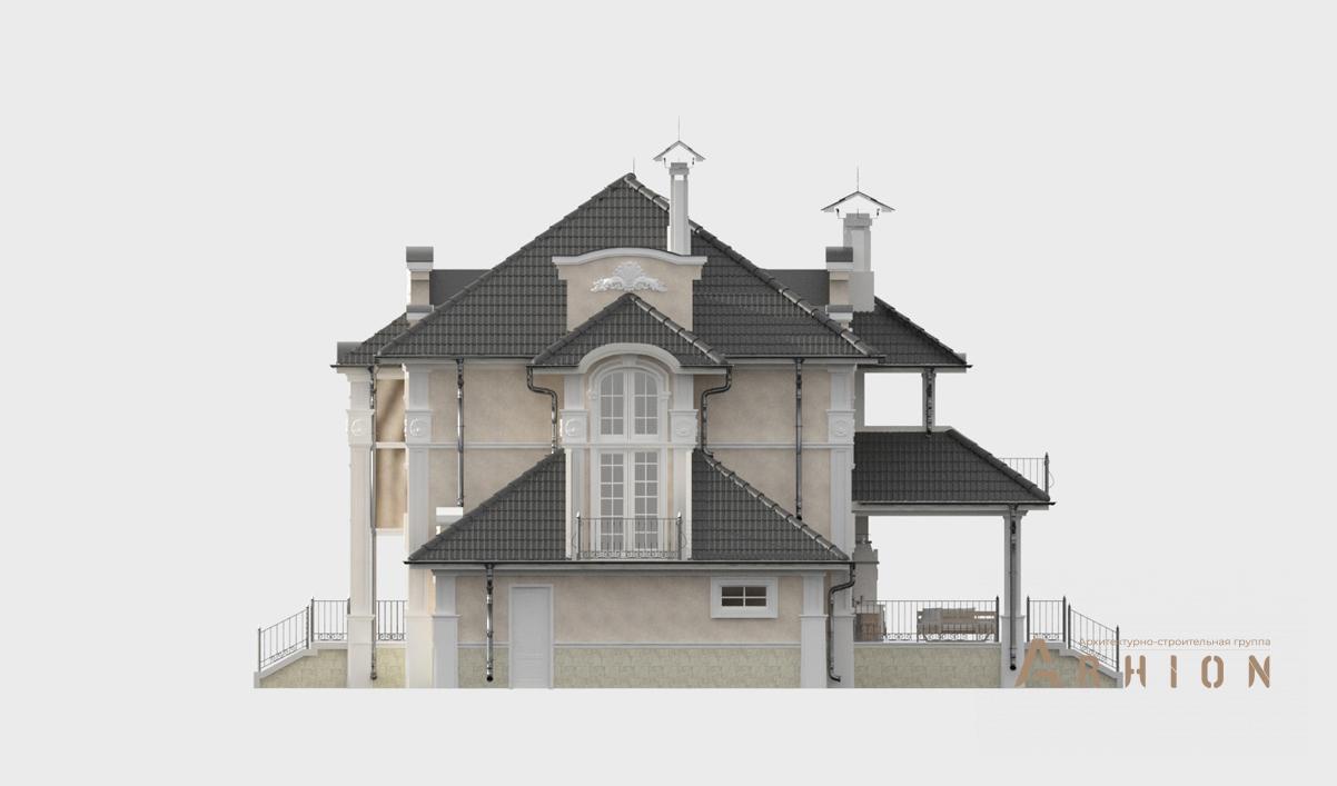 8. Проект двухэтажного дома в классическом стиле с четырехскатной, cp-29-13, площадью - 246 кв