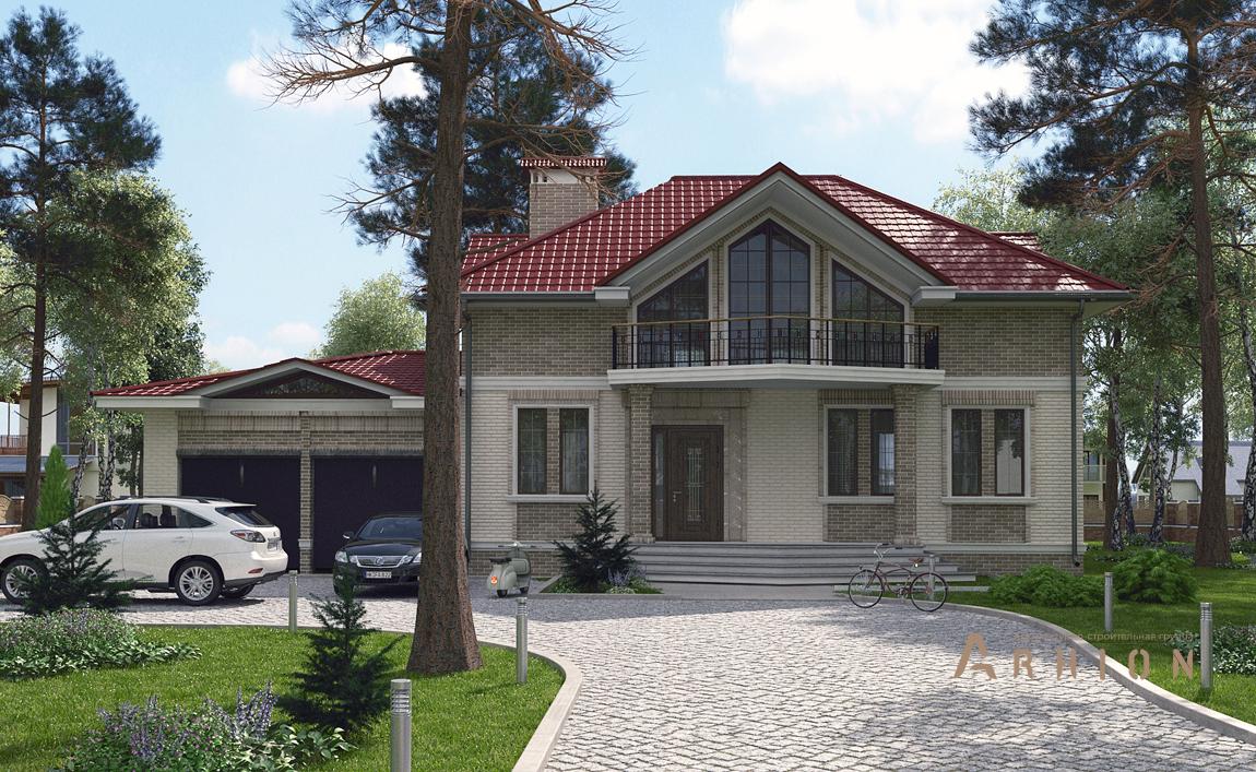 1. Проект одноэтажного дома в скандинавском стиле с многоскатной кровлей, cp-87-49, площадью - 216 кв c мансардой, терассой, балконом, эркером, вторым светом