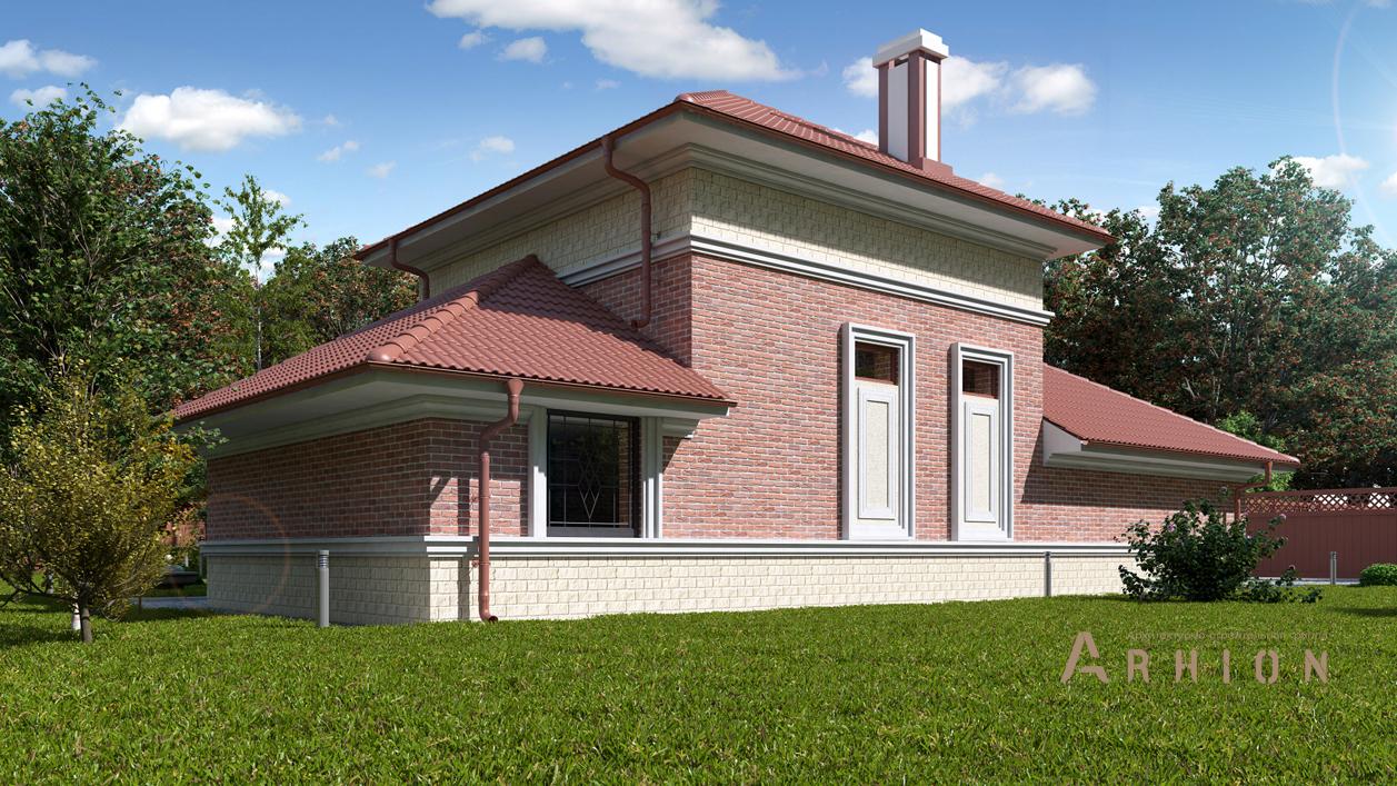 4. Проект одноэтажного дома в европейском стиле с многоскатной кровлей, cp-94-05, площадью - 118 кв c мансардой, сауной, терассой, гаражом