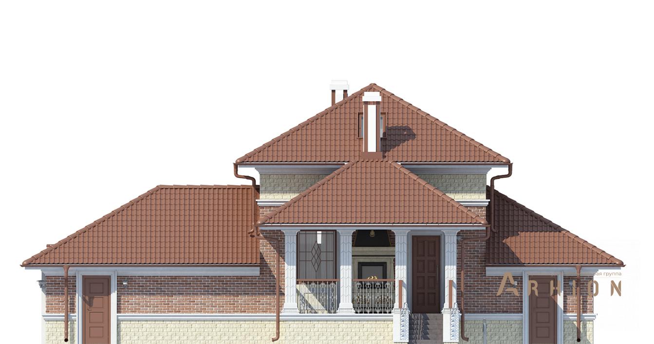 5. Проект одноэтажного дома в европейском стиле с многоскатной кровлей, cp-94-05, площадью - 118 кв c мансардой, сауной, терассой, гаражом