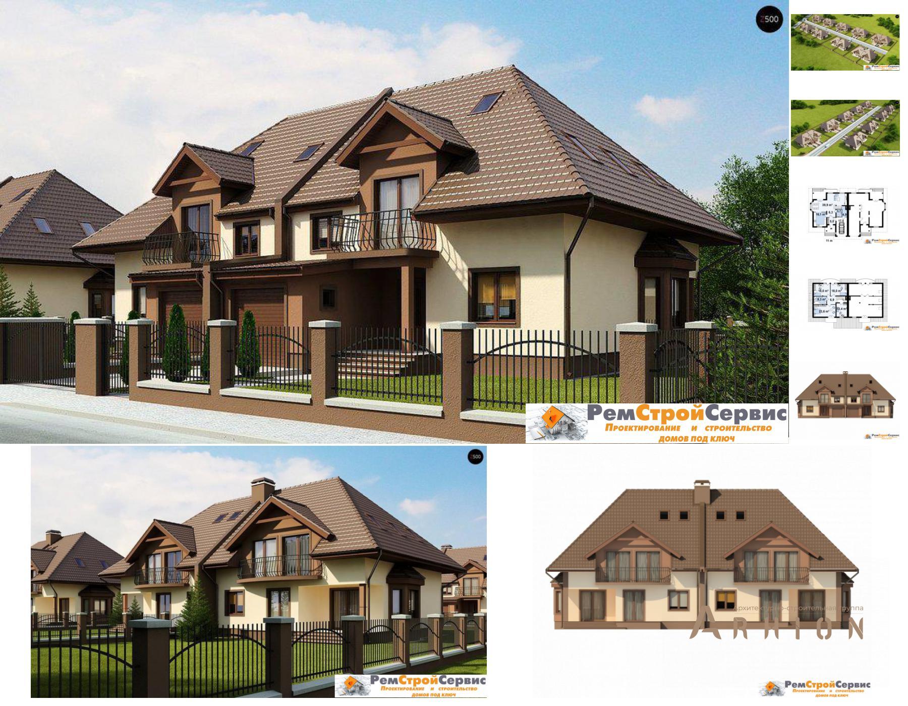 1. Проект одноэтажного дома в современном стиле с плоской кровлей , DP-10-2, площадью - 423 кв c мансардой, терассой, балконом, гаражом