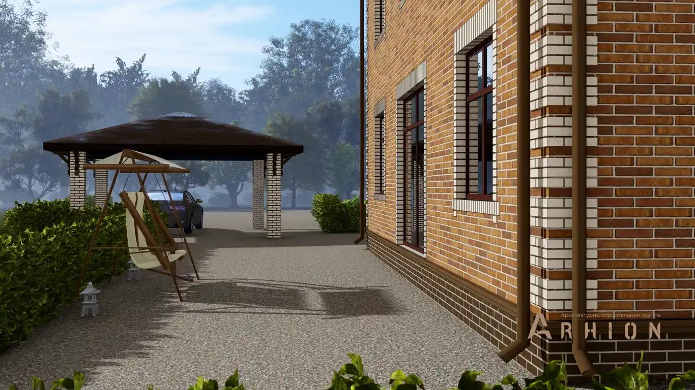 3. Проект двухэтажного дома в европейском стиле с четырехскатной, H-1030, площадью - 220 кв