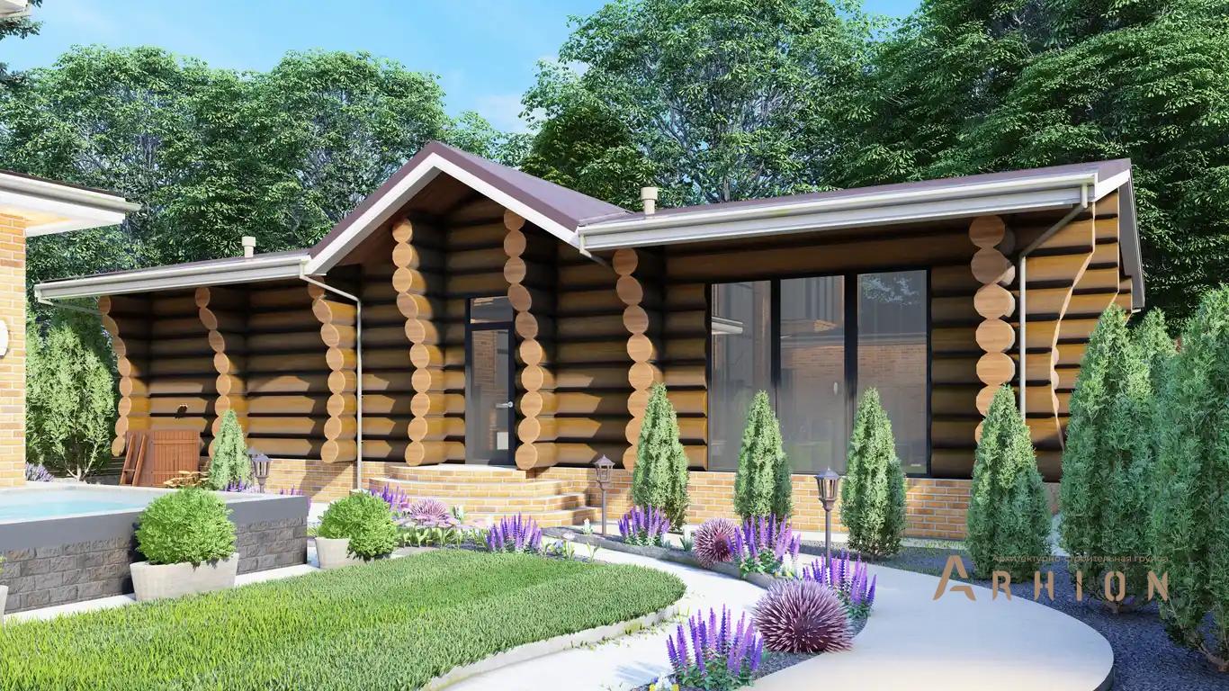 2. Проект двухэтажного дома в европейском стиле с многоскатной кровлей, H-1508, площадью - 590 кв c терассой, гаражом, вторым светом