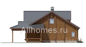 3. Проект двухэтажного дома в современном стиле с плоской кровлей , h-212-2d, площадью - 212 кв