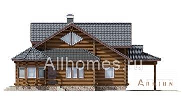 5. Проект двухэтажного дома в современном стиле с плоской кровлей , h-212-2d, площадью - 212 кв