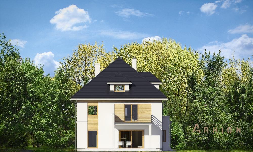 5. Проект двухэтажного дома в европейском стиле с четырехскатной, mp-002, площадью - 331 кв c мансардой, терассой, гаражом