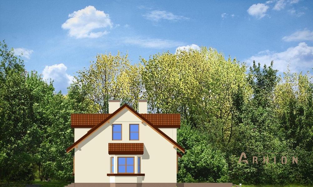 10. Проект одноэтажного дома в европейском стиле с двускатной кровлей, mp-015, площадью - 168 кв c мансардой, терассой, гаражом, эркером