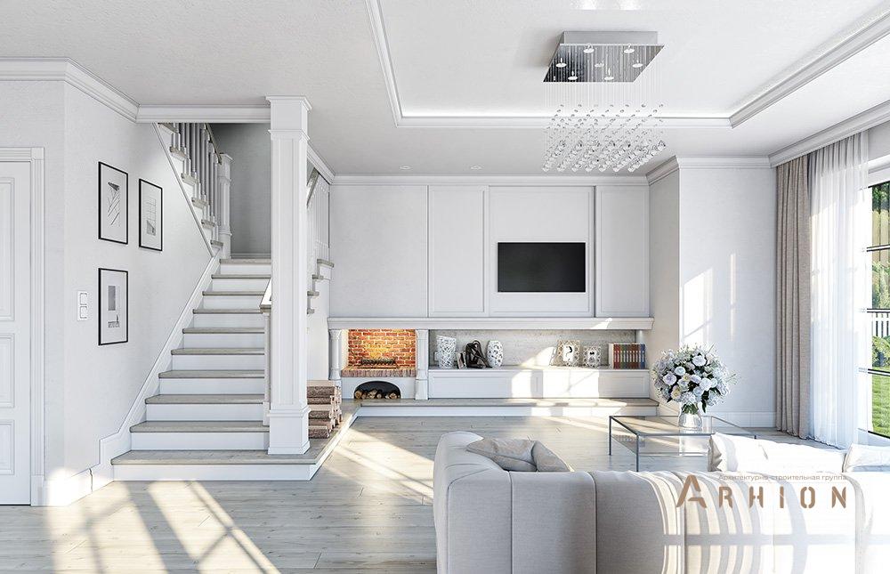 5. Проект двухэтажного дома в современном классическом стиле с четырехскатной, mp-056, площадью - 224 кв c терассой, балконом, гаражом, эркером