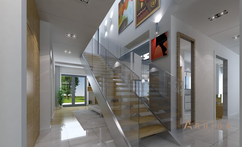 4. Проект одноэтажного дома в финском стиле с двускатной кровлей, mp-087, площадью - 303 кв c мансардой, терассой, гаражом