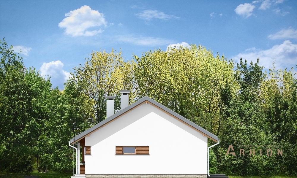 8. Проект одноэтажного дома в канадском стиле с двускатной кровлей, mp-119, площадью - 114 кв c мансардой, терассой