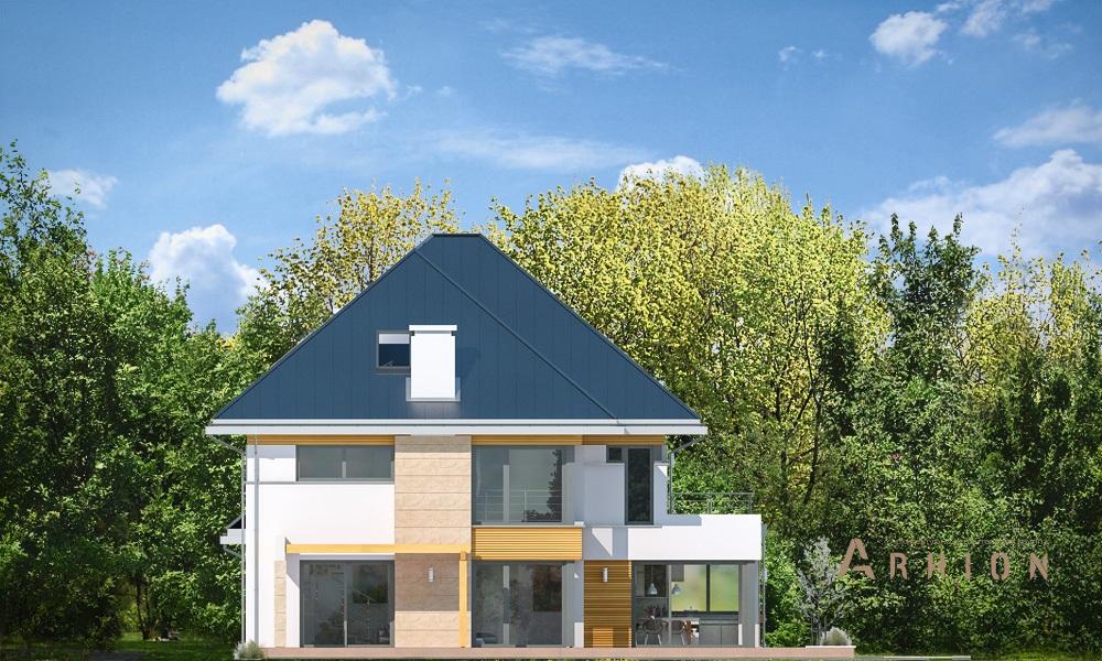 3. Проект одноэтажного дома в современном стиле с многоскатной кровлей, mp-135, площадью - 399 кв c мансардой, терассой, балконом, гаражом, вторым светом