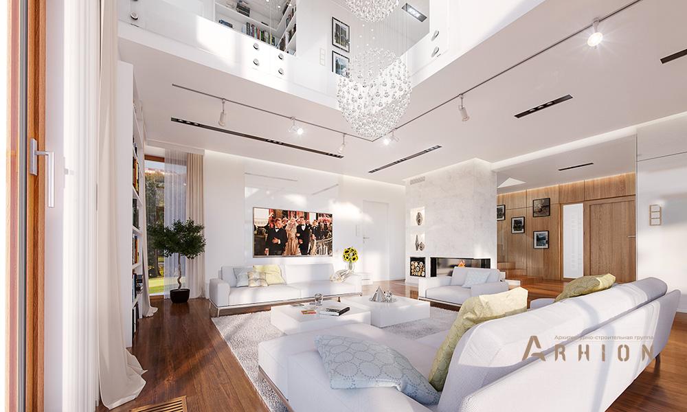 5. Проект двухэтажного дома в стиле Ллойда Райта (прерий) с многоскатной кровлей, mp-136, площадью - 250 кв c терассой, гаражом, вторым светом