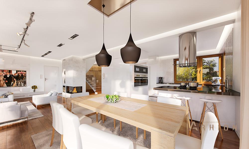 3. Проект двухэтажного дома в стиле Ллойда Райта (прерий) с многоскатной кровлей, mp-136, площадью - 250 кв c терассой, гаражом, вторым светом