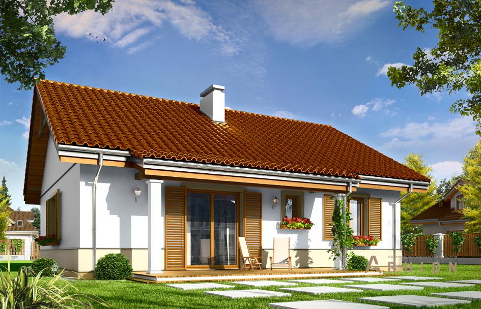 6. Проект одноэтажного дома в канадском стиле с двускатной кровлей, mp-151, площадью - 108 кв