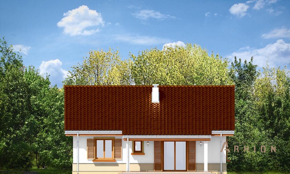 4. Проект одноэтажного дома в канадском стиле с двускатной кровлей, mp-151, площадью - 108 кв