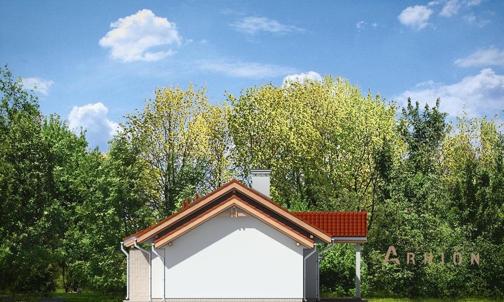 5. Проект одноэтажного дома в финском стиле с двускатной кровлей, mp-155, площадью - 108 кв c мансардой, терассой, гаражом, эркером