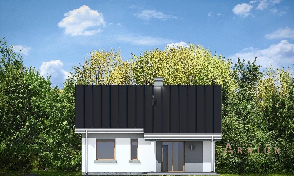 9. Проект одноэтажного дома в канадском стиле с двускатной кровлей, mp-171, площадью - 131 кв c мансардой, терассой