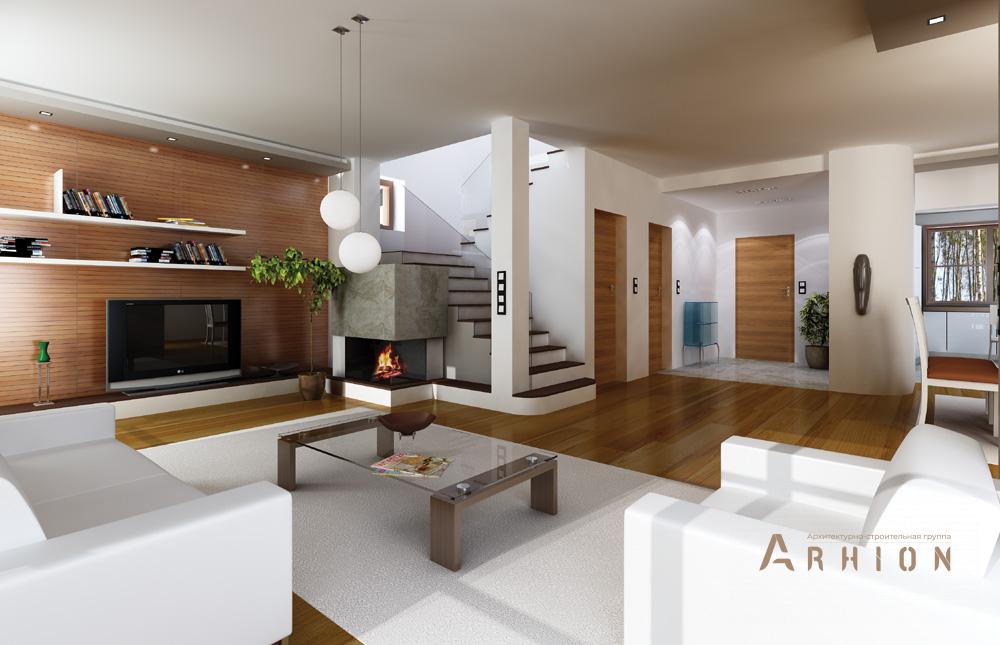 4. Проект двухэтажного дома в современном стиле с четырехскатной, mp-184, площадью - 233 кв c терассой, балконом, гаражом