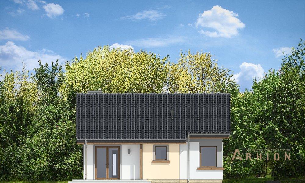 3. Проект одноэтажного дома в скандинавском стиле с двускатной кровлей, mp-186, площадью - 86 кв