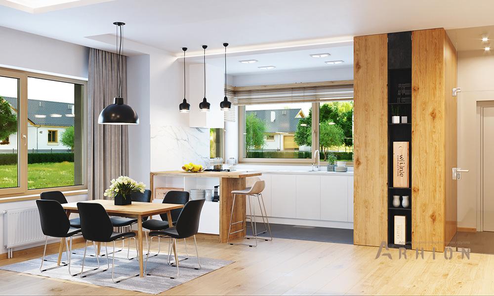 4. Проект одноэтажного дома в финском стиле с двускатной кровлей, mp-202, площадью - 172 кв c мансардой, терассой, балконом, гаражом