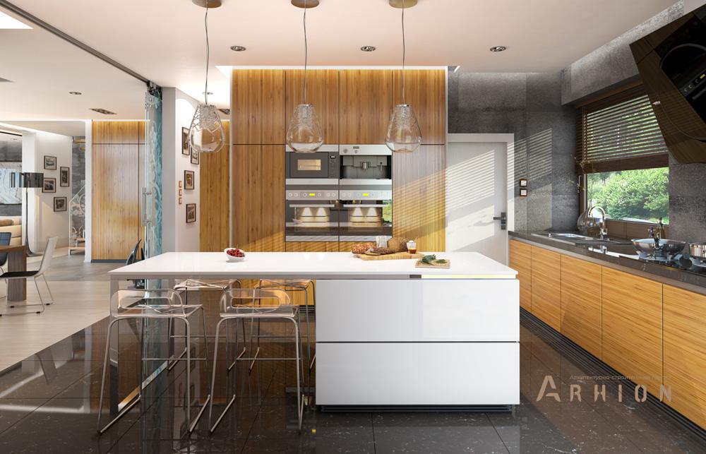 3. Проект двухэтажного дома в современном стиле с многоскатной кровлей, mp-206, площадью - 378 кв c мансардой, терассой, гаражом