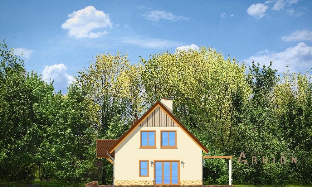 7. Проект одноэтажного дома в европейском стиле с двускатной кровлей, mp-208, площадью - 198 кв c мансардой, терассой, гаражом