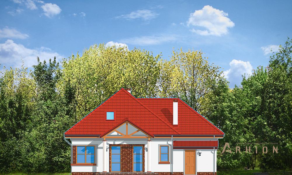 7. Проект одноэтажного дома в европейском стиле с многоскатной кровлей, mp-221, площадью - 184 кв c мансардой, терассой, гаражом