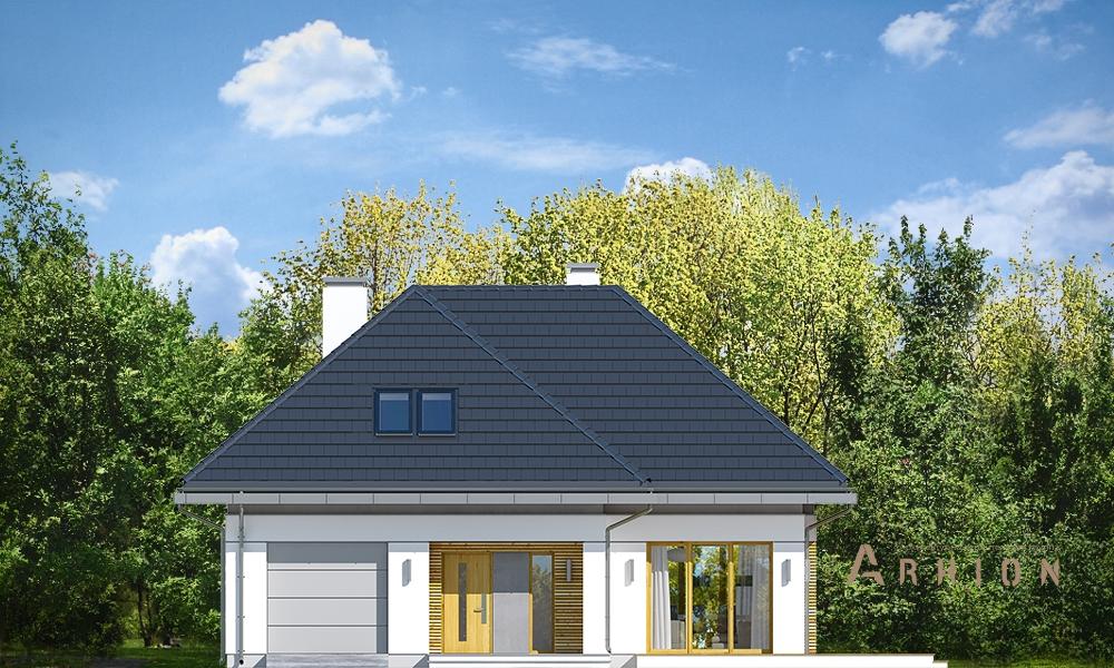 4. Проект одноэтажного дома в современном стиле с четырехскатной, mp-238, площадью - 190 кв c мансардой, терассой, гаражом