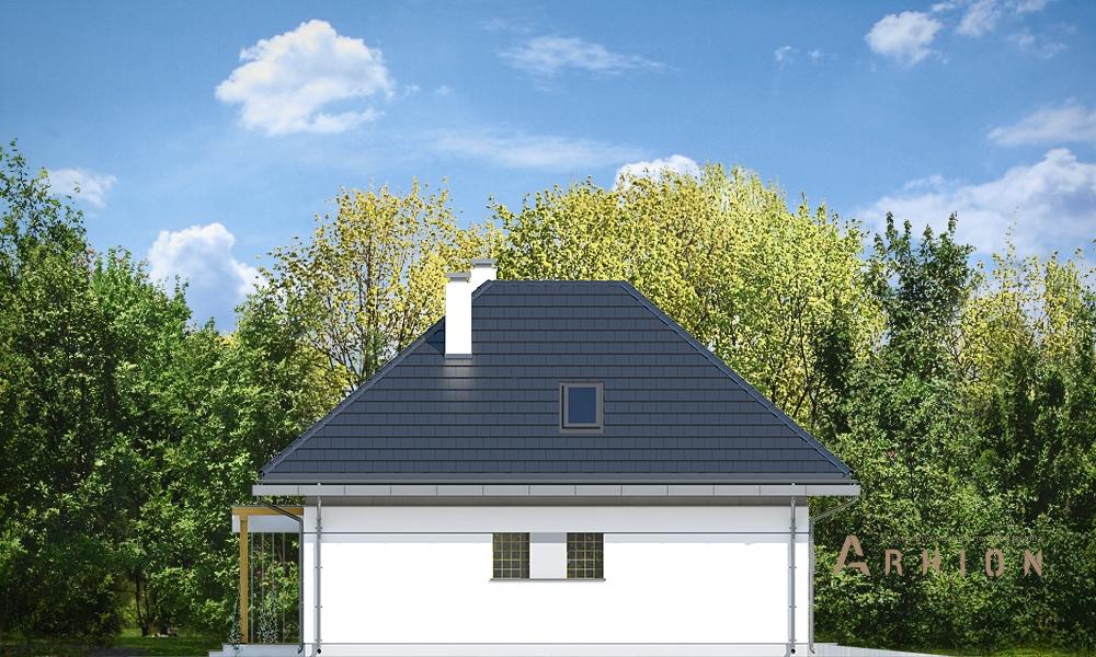 7. Проект одноэтажного дома в современном стиле с четырехскатной, mp-238, площадью - 190 кв c мансардой, терассой, гаражом