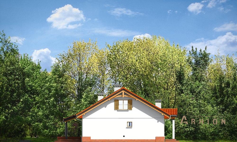 2. Проект одноэтажного дома в европейском стиле с многоскатной кровлей, mp-244, площадью - 120 кв c мансардой, терассой