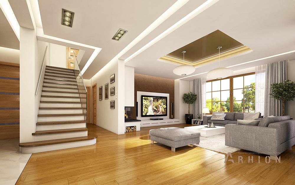 2. Проект одноэтажного дома в европейском стиле с многоскатной кровлей, mp-277, площадью - 280 кв c мансардой, терассой, балконом, гаражом, эркером