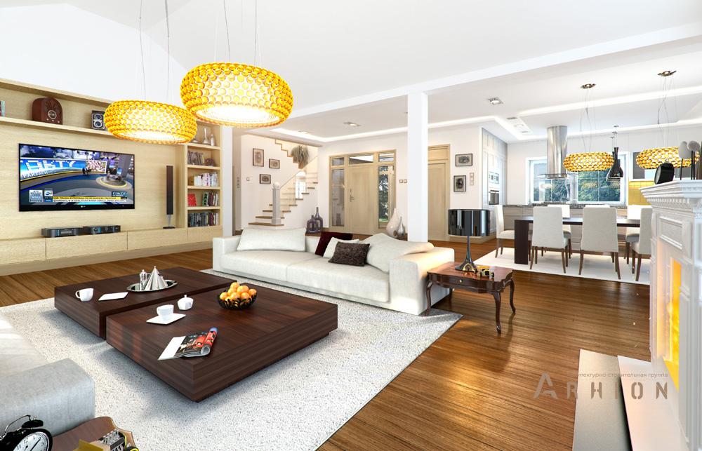 2. Проект одноэтажного дома в классическом стиле с многоскатной кровлей, mp-287, площадью - 367 кв c мансардой, терассой, гаражом, вторым светом