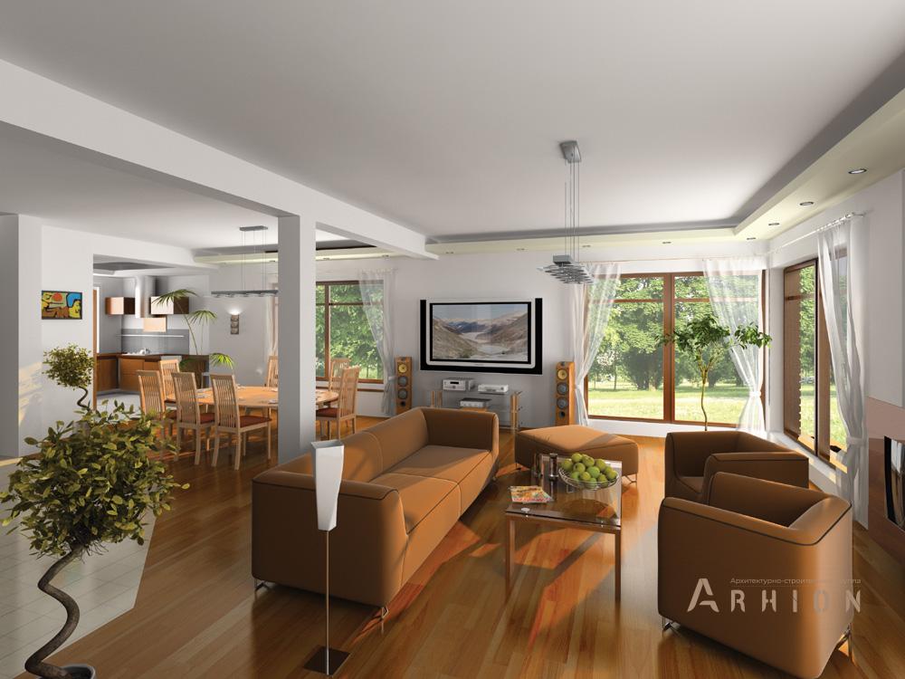 6. Проект двухэтажного дома в современном стиле с четырехскатной, mp-393, площадью - 345 кв c терассой, балконом, гаражом