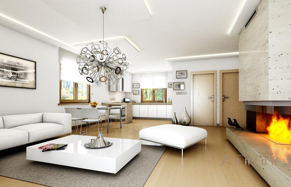 5. Проект одноэтажного дома в прованском стиле с многоскатной кровлей, mp-420, площадью - 132 кв c терассой, гаражом