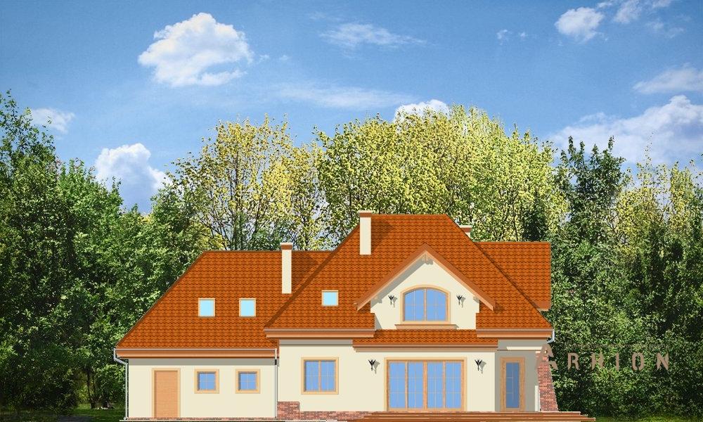 2. Проект одноэтажного дома в европейском стиле с многоскатной кровлей, mp-431, площадью - 363 кв c мансардой, сауной, терассой, гаражом