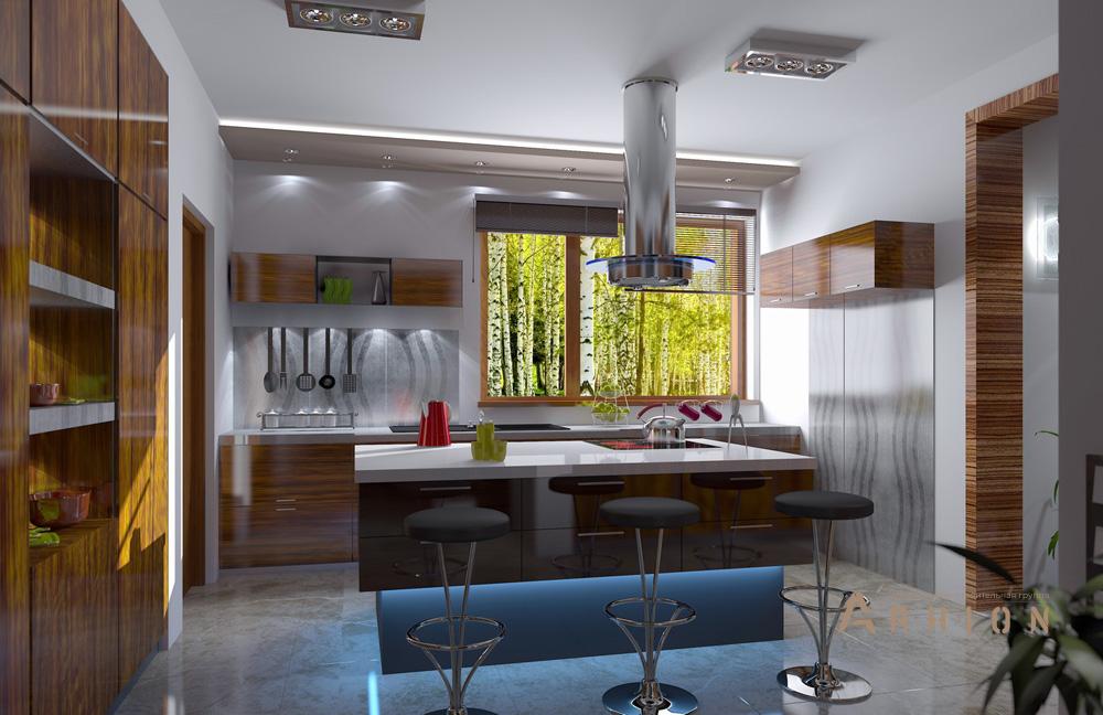 8. Проект двухэтажного дома в современном стиле с четырехскатной, mp-437, площадью - 426 кв c мансардой, терассой, балконом, гаражом